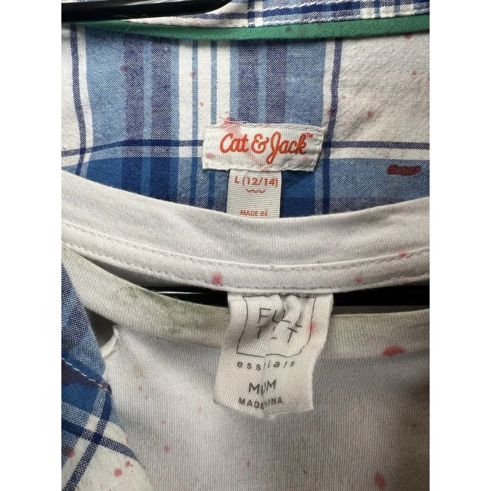 Zombie Halloween Costume Teens Jeans Tshirt And Flannel Homemade Size Small